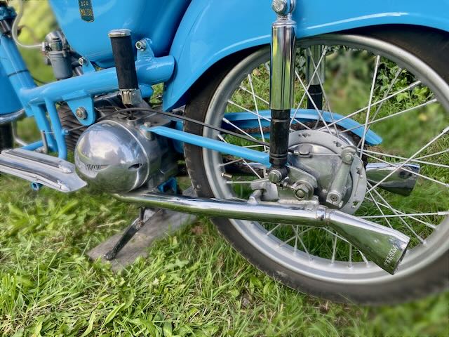 Aermacchi 125 U/N de 1954 – Prototipo, Rara Ligera Italiana, Estado Casi Perfecto